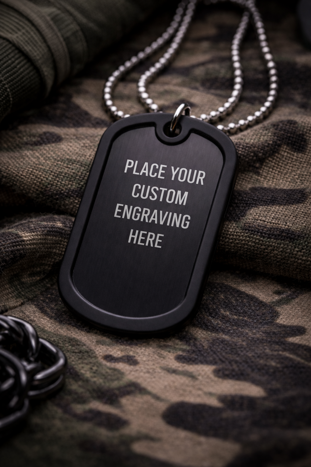 Custom Engraved Military Dog Tags
