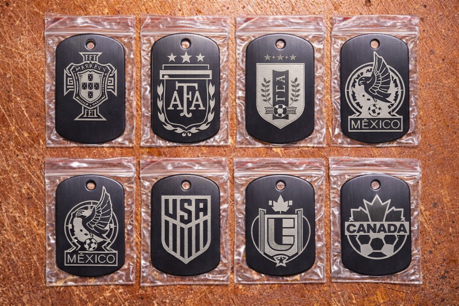 FIFA World Cup 2026 Dog Tags - European & Americas Collection