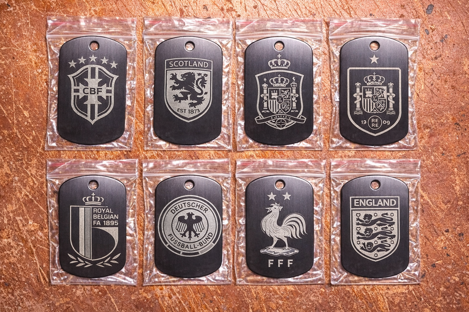 FIFA World Cup 2026 Dog Tags - European & Americas Collection