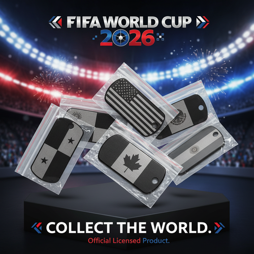 FIFA World Cup 2026 Dog Tags Product Ad